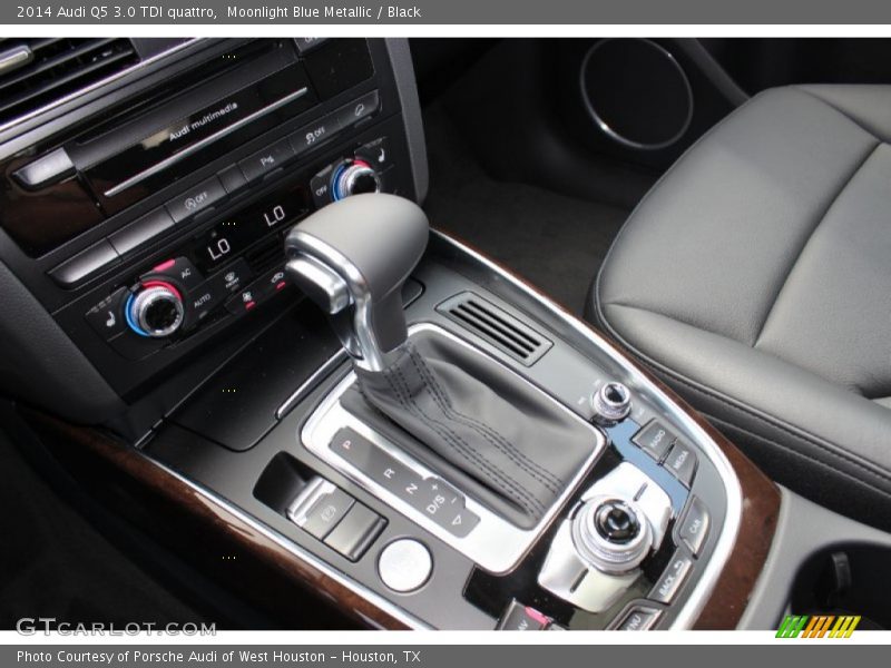 Moonlight Blue Metallic / Black 2014 Audi Q5 3.0 TDI quattro