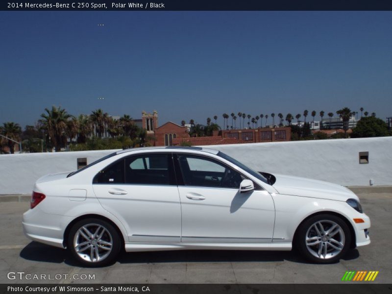 Polar White / Black 2014 Mercedes-Benz C 250 Sport