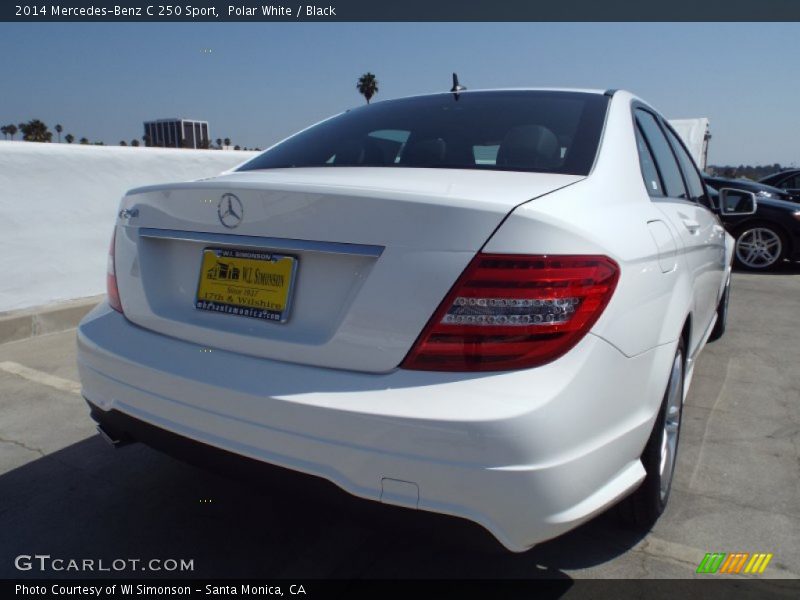 Polar White / Black 2014 Mercedes-Benz C 250 Sport