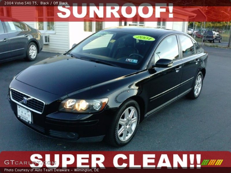 Black / Off Black 2004 Volvo S40 T5
