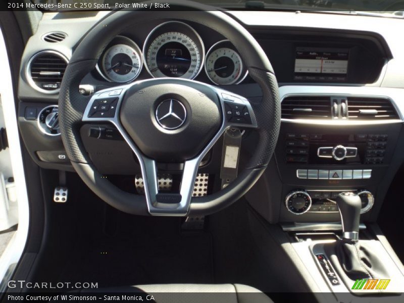 Polar White / Black 2014 Mercedes-Benz C 250 Sport