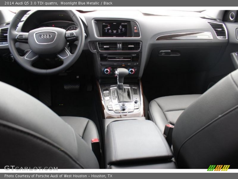 Moonlight Blue Metallic / Black 2014 Audi Q5 3.0 TDI quattro