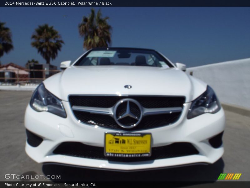 Polar White / Black 2014 Mercedes-Benz E 350 Cabriolet