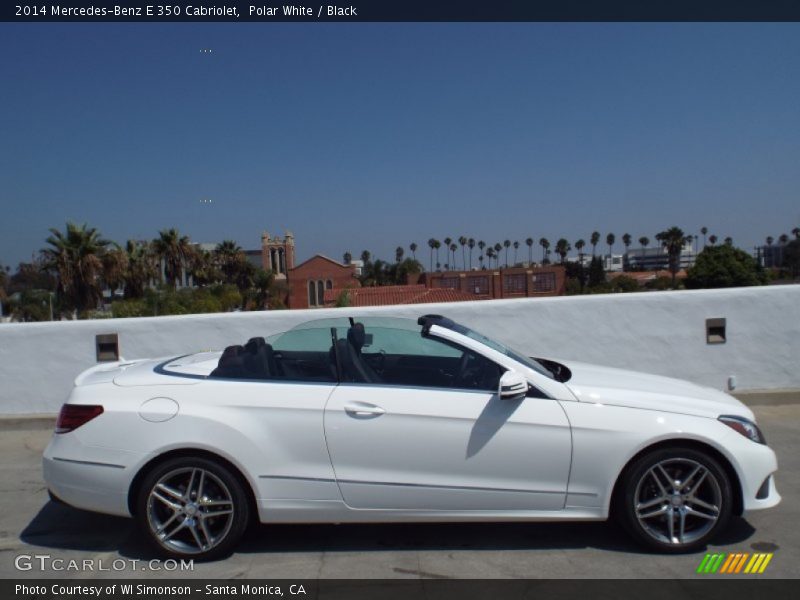 Polar White / Black 2014 Mercedes-Benz E 350 Cabriolet