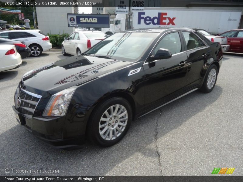 Black Raven / Ebony 2010 Cadillac CTS 3.0 Sedan