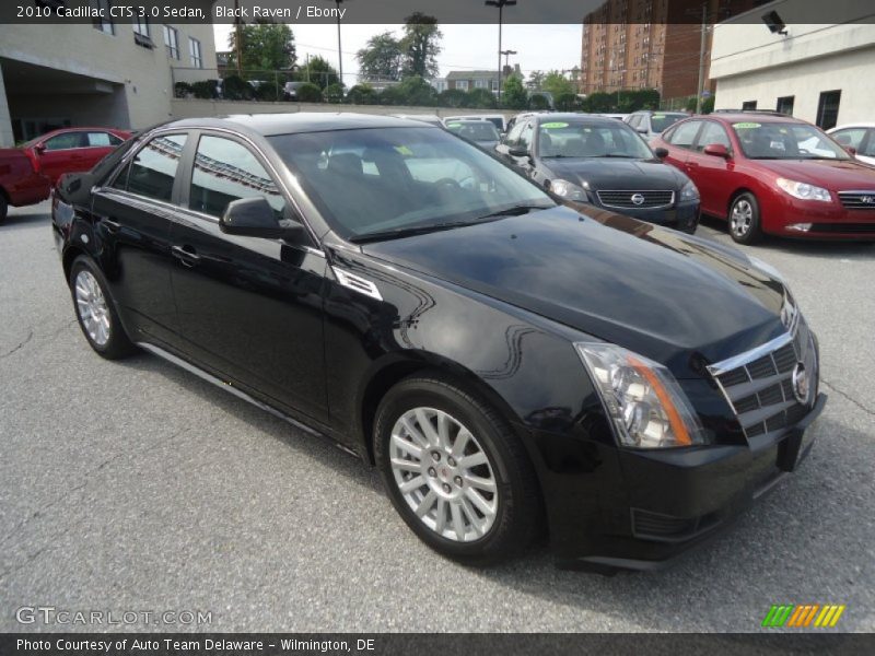 Black Raven / Ebony 2010 Cadillac CTS 3.0 Sedan