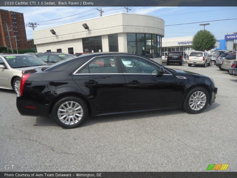 Black Raven / Ebony 2010 Cadillac CTS 3.0 Sedan