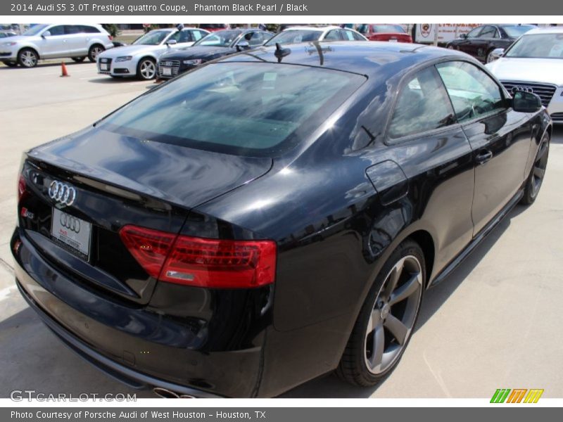 Phantom Black Pearl / Black 2014 Audi S5 3.0T Prestige quattro Coupe