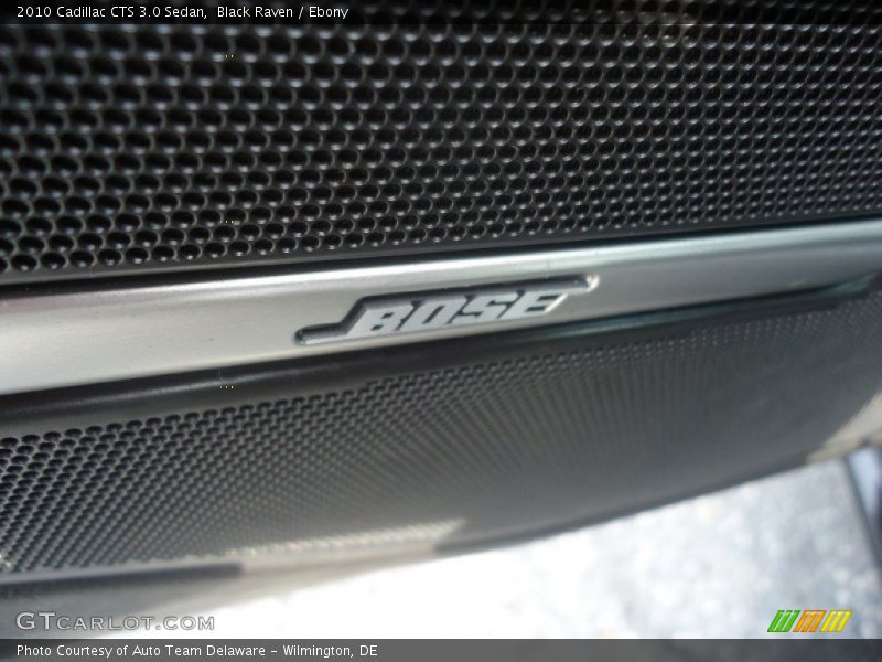 Black Raven / Ebony 2010 Cadillac CTS 3.0 Sedan