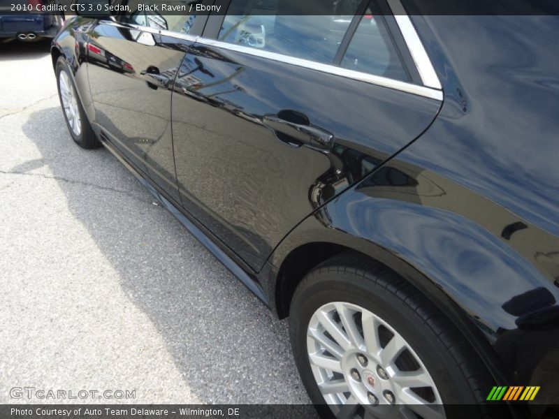 Black Raven / Ebony 2010 Cadillac CTS 3.0 Sedan