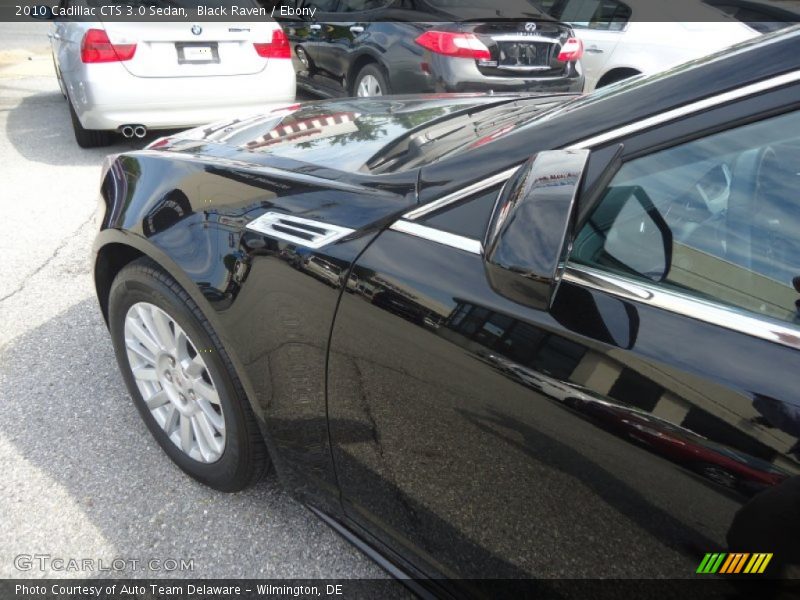 Black Raven / Ebony 2010 Cadillac CTS 3.0 Sedan