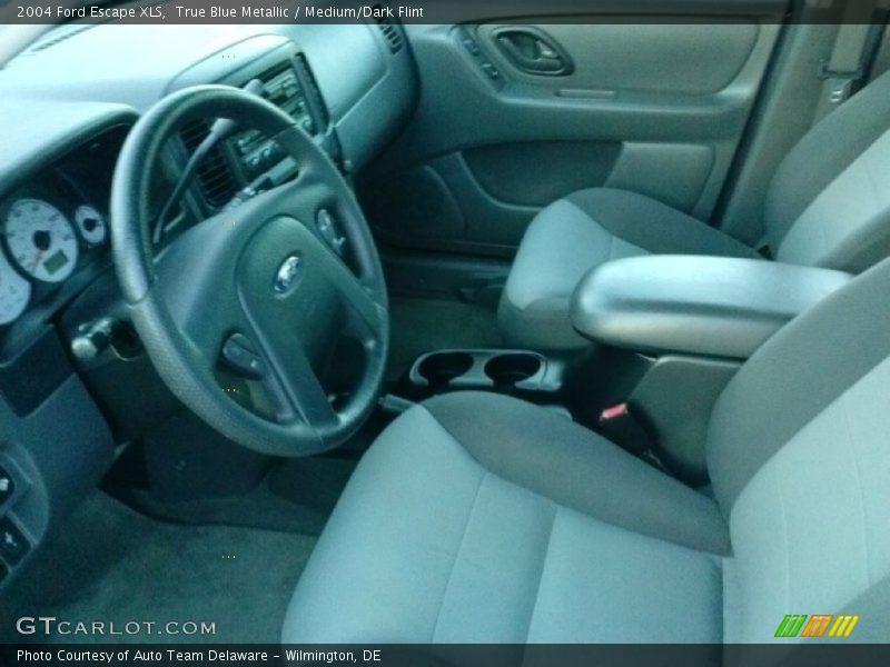 True Blue Metallic / Medium/Dark Flint 2004 Ford Escape XLS