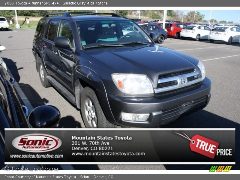 Galactic Gray Mica / Stone 2005 Toyota 4Runner SR5 4x4