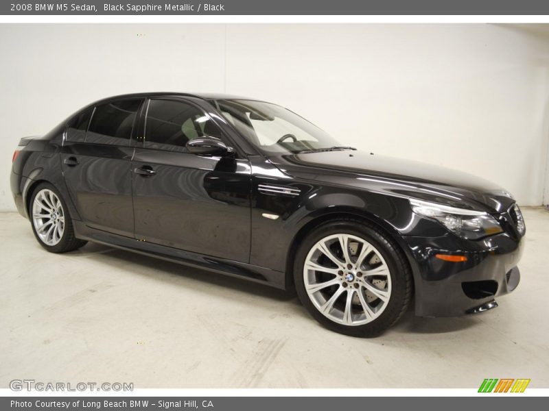 Black Sapphire Metallic / Black 2008 BMW M5 Sedan