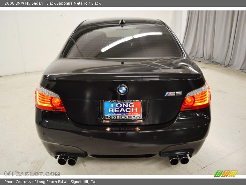 Black Sapphire Metallic / Black 2008 BMW M5 Sedan