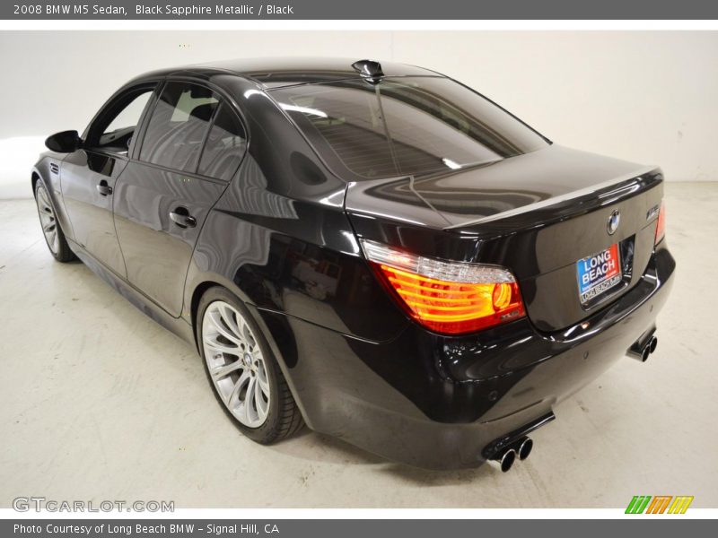 Black Sapphire Metallic / Black 2008 BMW M5 Sedan