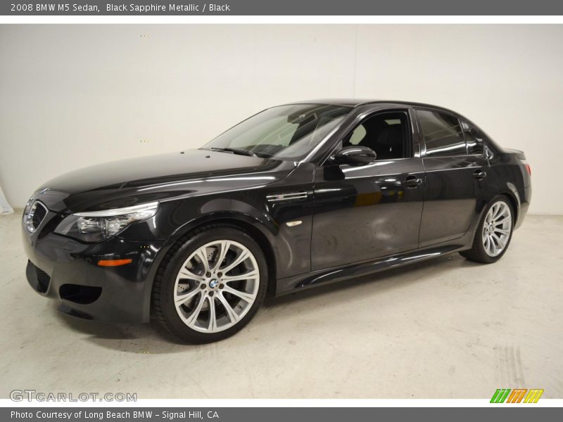 Black Sapphire Metallic / Black 2008 BMW M5 Sedan