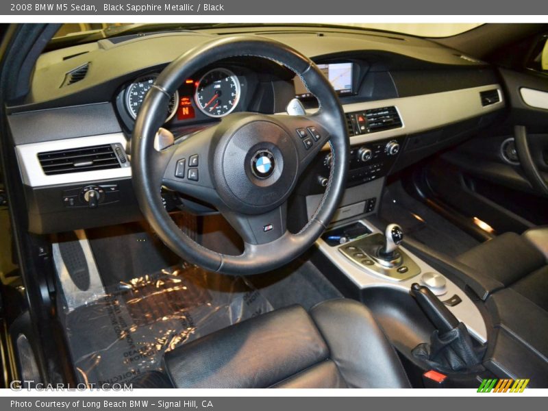 Black Sapphire Metallic / Black 2008 BMW M5 Sedan