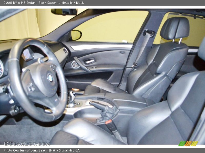 Black Sapphire Metallic / Black 2008 BMW M5 Sedan