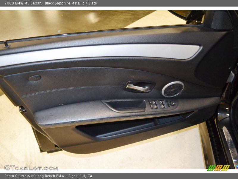 Black Sapphire Metallic / Black 2008 BMW M5 Sedan