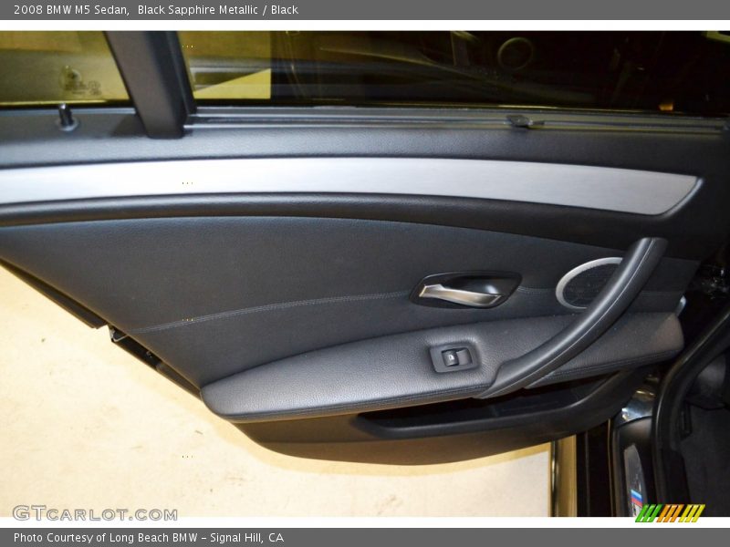 Black Sapphire Metallic / Black 2008 BMW M5 Sedan