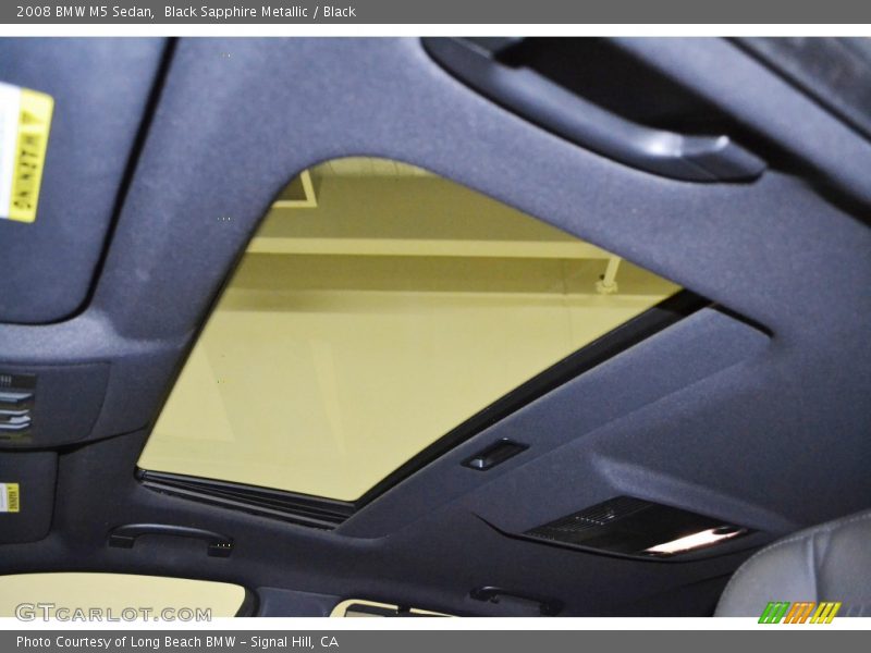 Black Sapphire Metallic / Black 2008 BMW M5 Sedan