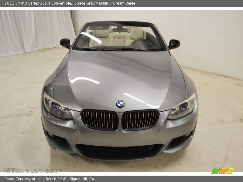 Space Gray Metallic / Cream Beige 2011 BMW 3 Series 335is Convertible