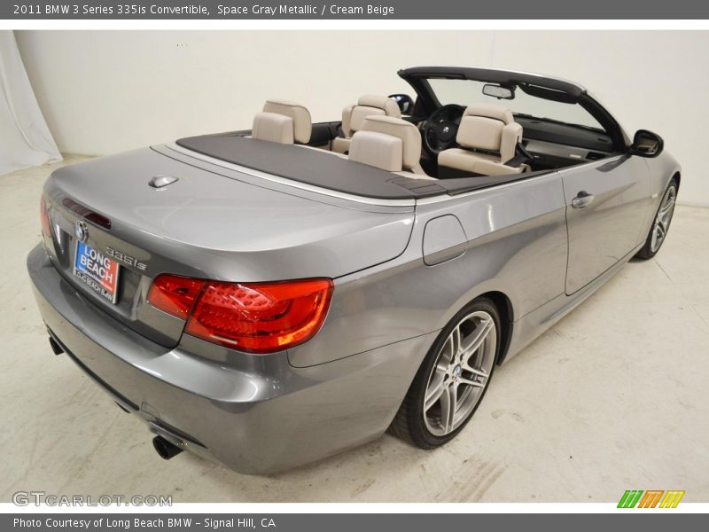 Space Gray Metallic / Cream Beige 2011 BMW 3 Series 335is Convertible