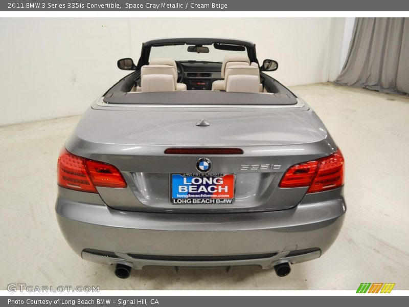 Space Gray Metallic / Cream Beige 2011 BMW 3 Series 335is Convertible