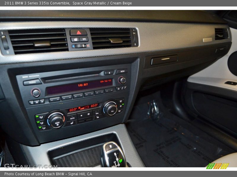 Space Gray Metallic / Cream Beige 2011 BMW 3 Series 335is Convertible