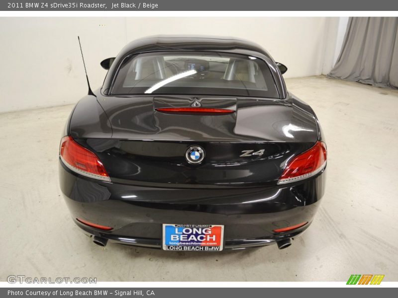 Jet Black / Beige 2011 BMW Z4 sDrive35i Roadster
