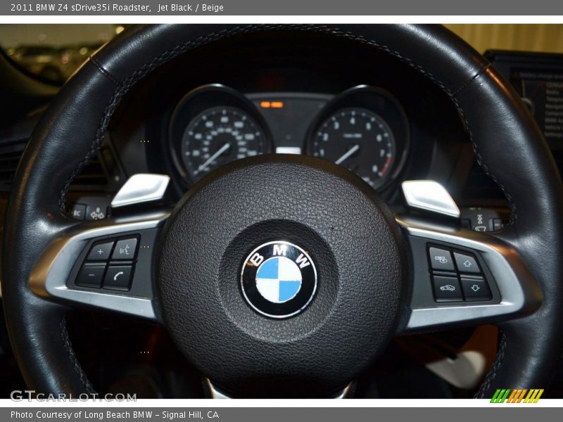 Jet Black / Beige 2011 BMW Z4 sDrive35i Roadster