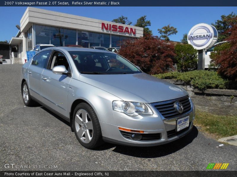 Reflex Silver Metallic / Black 2007 Volkswagen Passat 2.0T Sedan