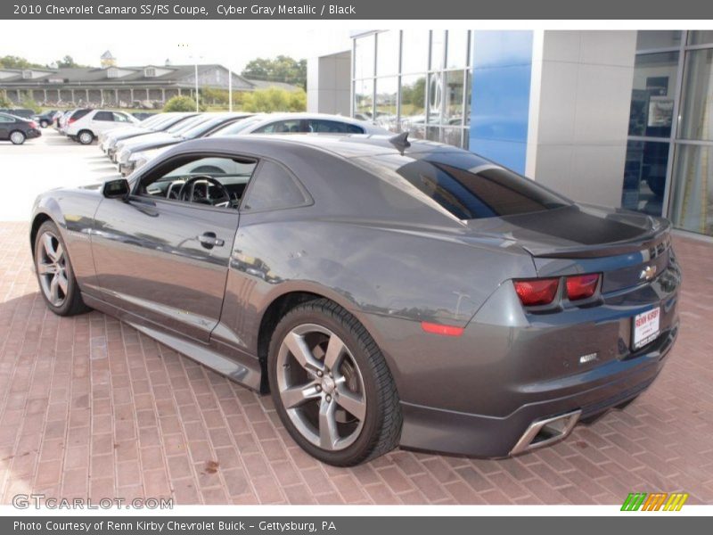 Cyber Gray Metallic / Black 2010 Chevrolet Camaro SS/RS Coupe