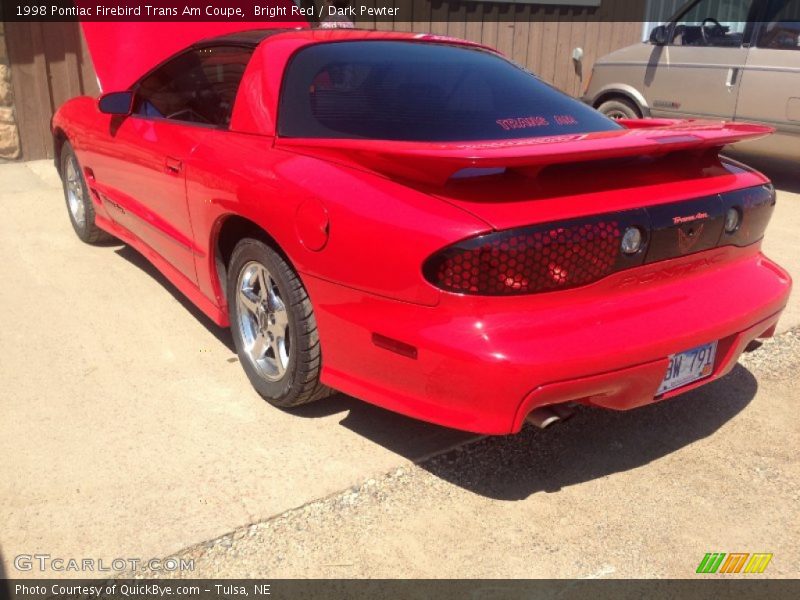 Bright Red / Dark Pewter 1998 Pontiac Firebird Trans Am Coupe