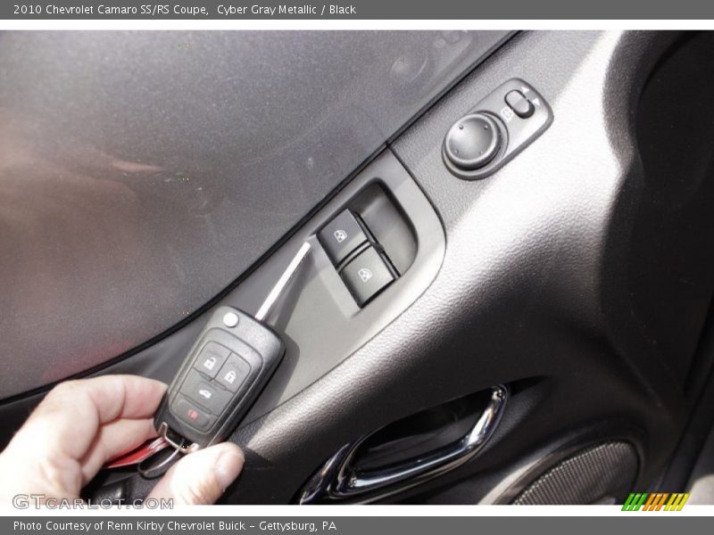 Cyber Gray Metallic / Black 2010 Chevrolet Camaro SS/RS Coupe