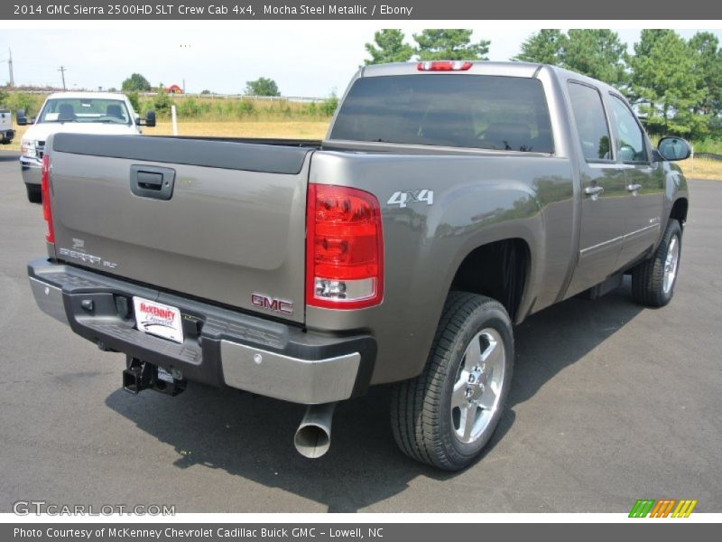 Mocha Steel Metallic / Ebony 2014 GMC Sierra 2500HD SLT Crew Cab 4x4