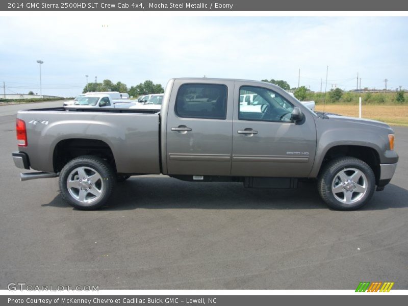 Mocha Steel Metallic / Ebony 2014 GMC Sierra 2500HD SLT Crew Cab 4x4
