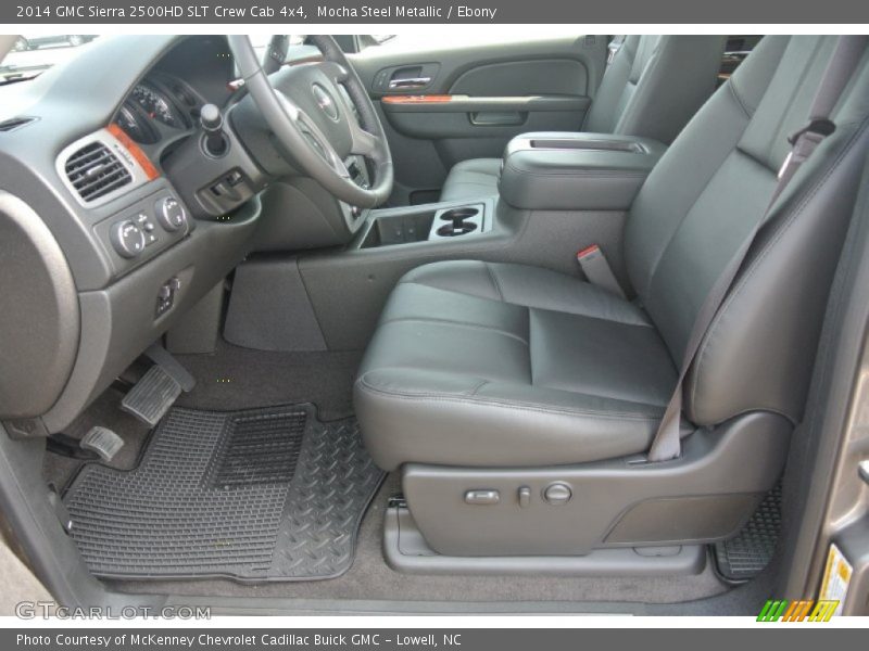 Mocha Steel Metallic / Ebony 2014 GMC Sierra 2500HD SLT Crew Cab 4x4