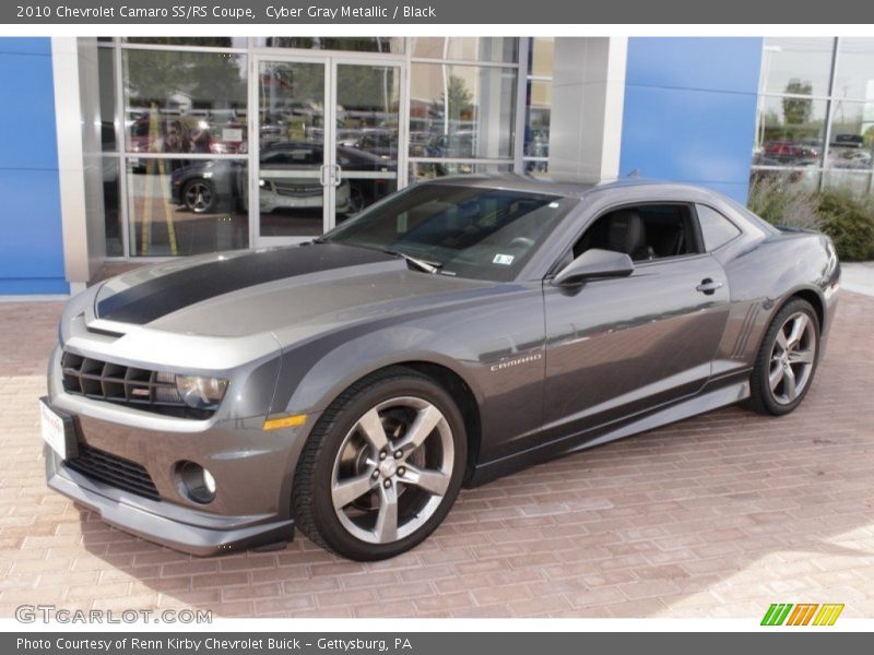 Cyber Gray Metallic / Black 2010 Chevrolet Camaro SS/RS Coupe