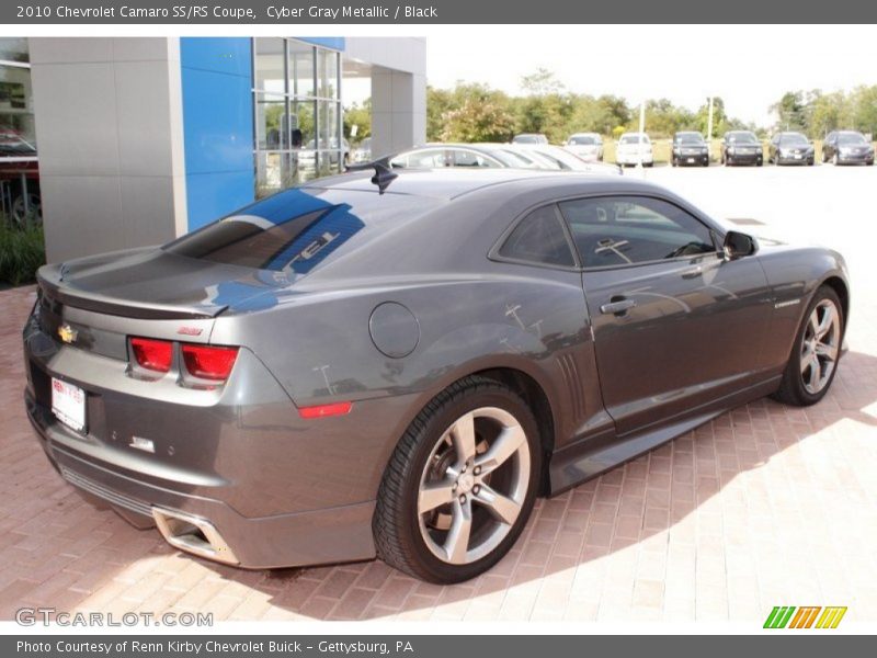 Cyber Gray Metallic / Black 2010 Chevrolet Camaro SS/RS Coupe
