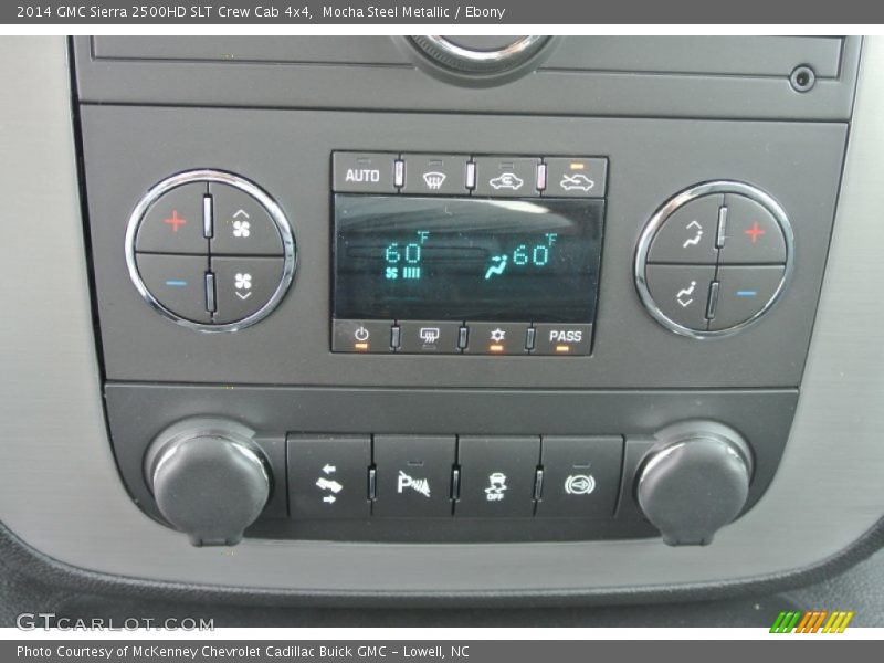 Mocha Steel Metallic / Ebony 2014 GMC Sierra 2500HD SLT Crew Cab 4x4