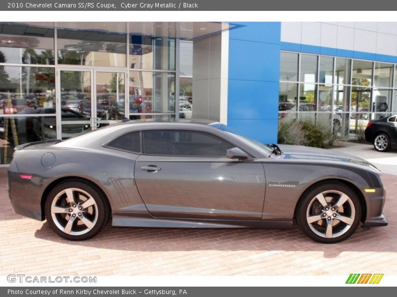 Cyber Gray Metallic / Black 2010 Chevrolet Camaro SS/RS Coupe