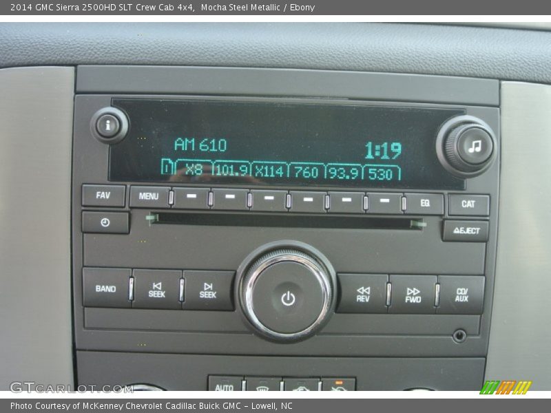 Mocha Steel Metallic / Ebony 2014 GMC Sierra 2500HD SLT Crew Cab 4x4