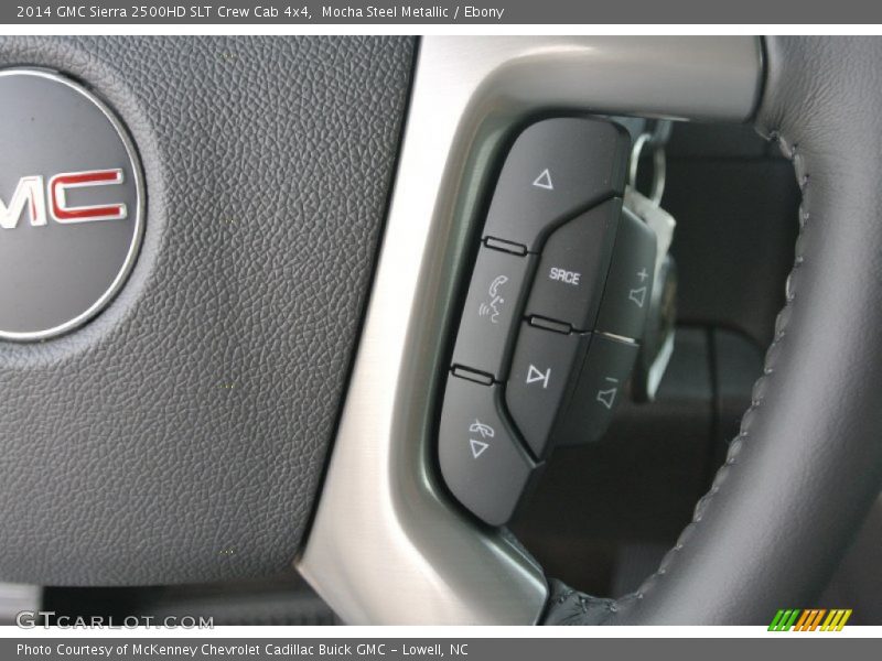 Mocha Steel Metallic / Ebony 2014 GMC Sierra 2500HD SLT Crew Cab 4x4