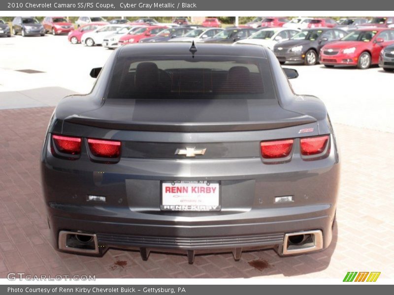 Cyber Gray Metallic / Black 2010 Chevrolet Camaro SS/RS Coupe