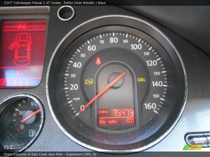 Reflex Silver Metallic / Black 2007 Volkswagen Passat 2.0T Sedan