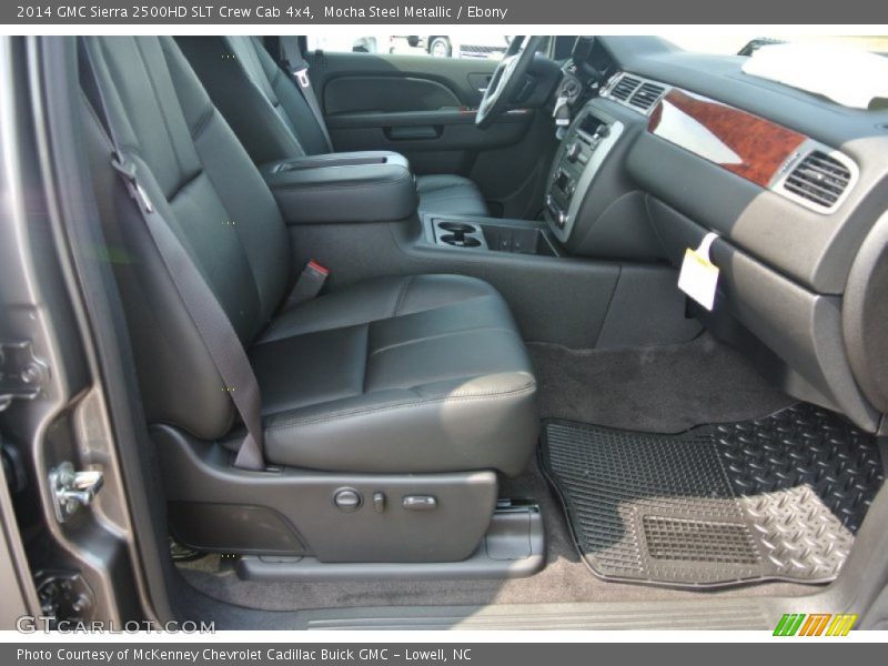 Mocha Steel Metallic / Ebony 2014 GMC Sierra 2500HD SLT Crew Cab 4x4