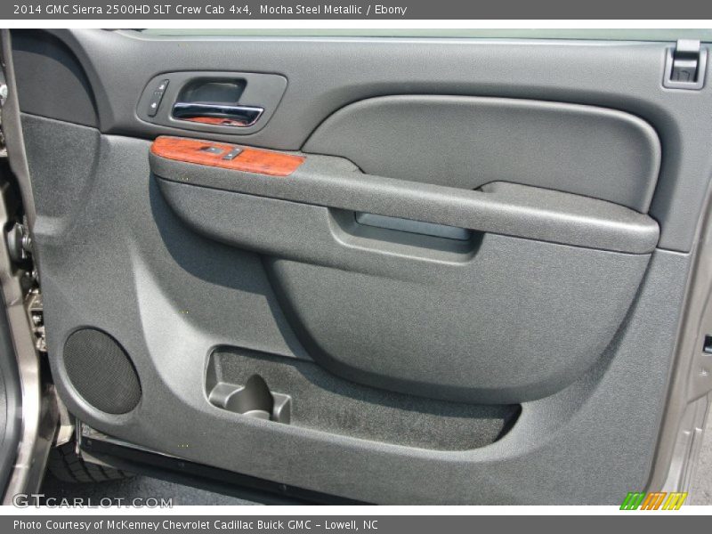 Mocha Steel Metallic / Ebony 2014 GMC Sierra 2500HD SLT Crew Cab 4x4