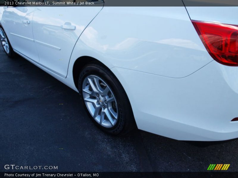 Summit White / Jet Black 2013 Chevrolet Malibu LT